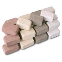 アールブリック ミニ 4色ミックス 32個入 RMX-32 6×10×5cm【一般的なレンガサイズの約1/4 花壇材 レンガ ブロック ガーデン アプローチ 花...