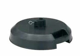 【パラソルオプション】パラソル用補助ベース 2002/スチールグレイ 直径41cm×高さ13cm 重量18kg【パラソル用補助ベース パラソル支柱直径25〜44mm使用可能 パラソル単体での使用不可 運搬用ハンドル付き 重し】