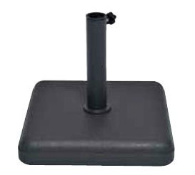 【パラソルオプション】パラソル用ベース 4745/ブラックブルー 幅45cm×奥行45cm×高さ45cm 重量35.5kg【パラソル用ベース パラソル支柱直径25〜55mm使用可能 重し】