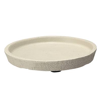 カイト ソーサー アイボリー 19cm 4個セット EB-KS1902IV 8935078016016【ガーデン プランター ポット 鉢 おしゃれ 庭 店舗 園芸 インテリア エクステリア グリーンポット】