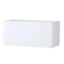 バスク プランター 80cm ホワイト 1個セット GA-0280WH 4573276829300【ガーデン プランター ポット 鉢 おしゃれ 庭 店舗 園芸 インテリア エクステリア グリーンポット】