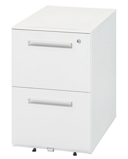 樹脂天板ワゴン WGN-602WW(ホワイト/ホワイト)(A4×2段) 幅39.8cm×奥行58.2cm×高さ60.3cm【キャスター付..