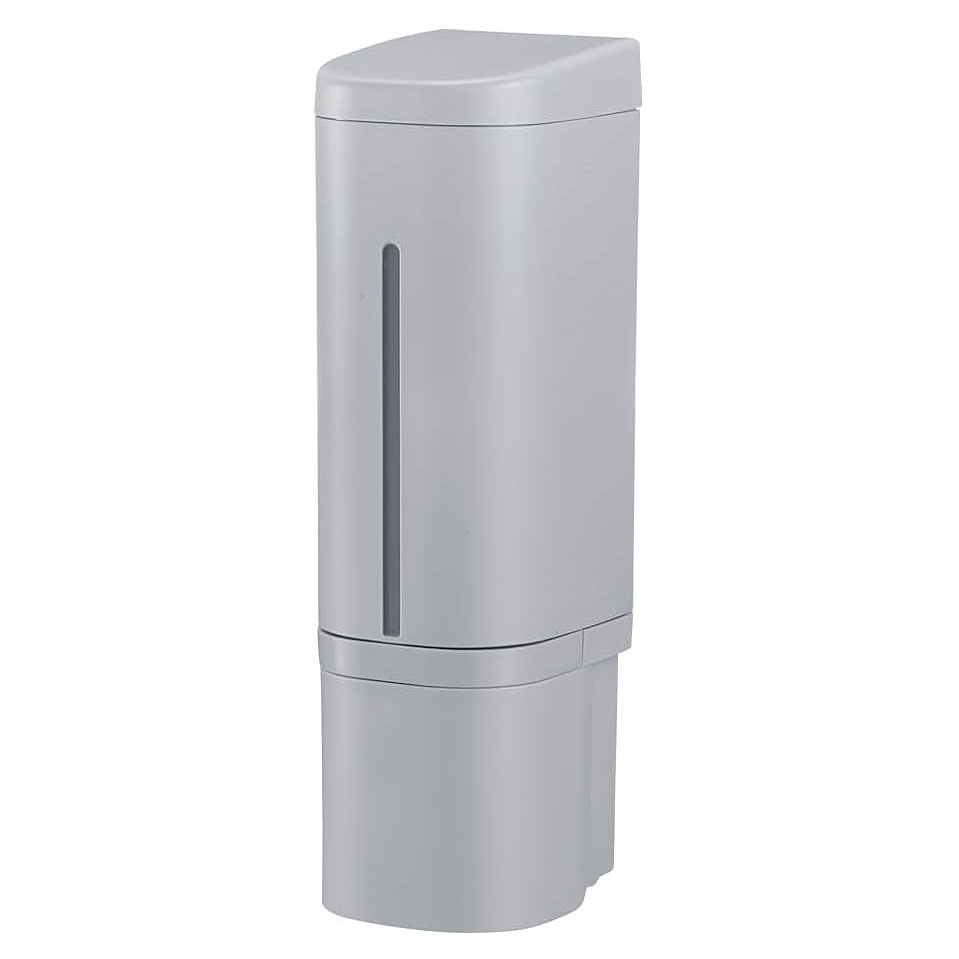 hover（ホバー） ディスペンサー リキッド 500ml シールフック グレー【シャンプー 詰め替え ボトル】