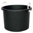 万能容器 45L ブラック【たらい バケツ 大容量 水槽 45リットル アウトドア】