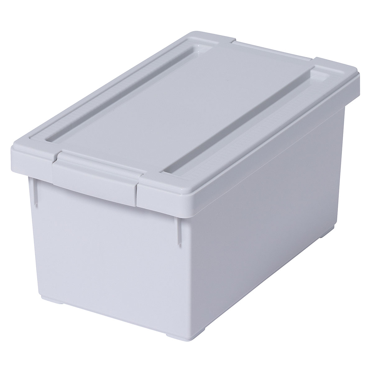 いれと庫 interior S グレー【いれとこ インテリア 日本製 奥行 30cm フタ付き】