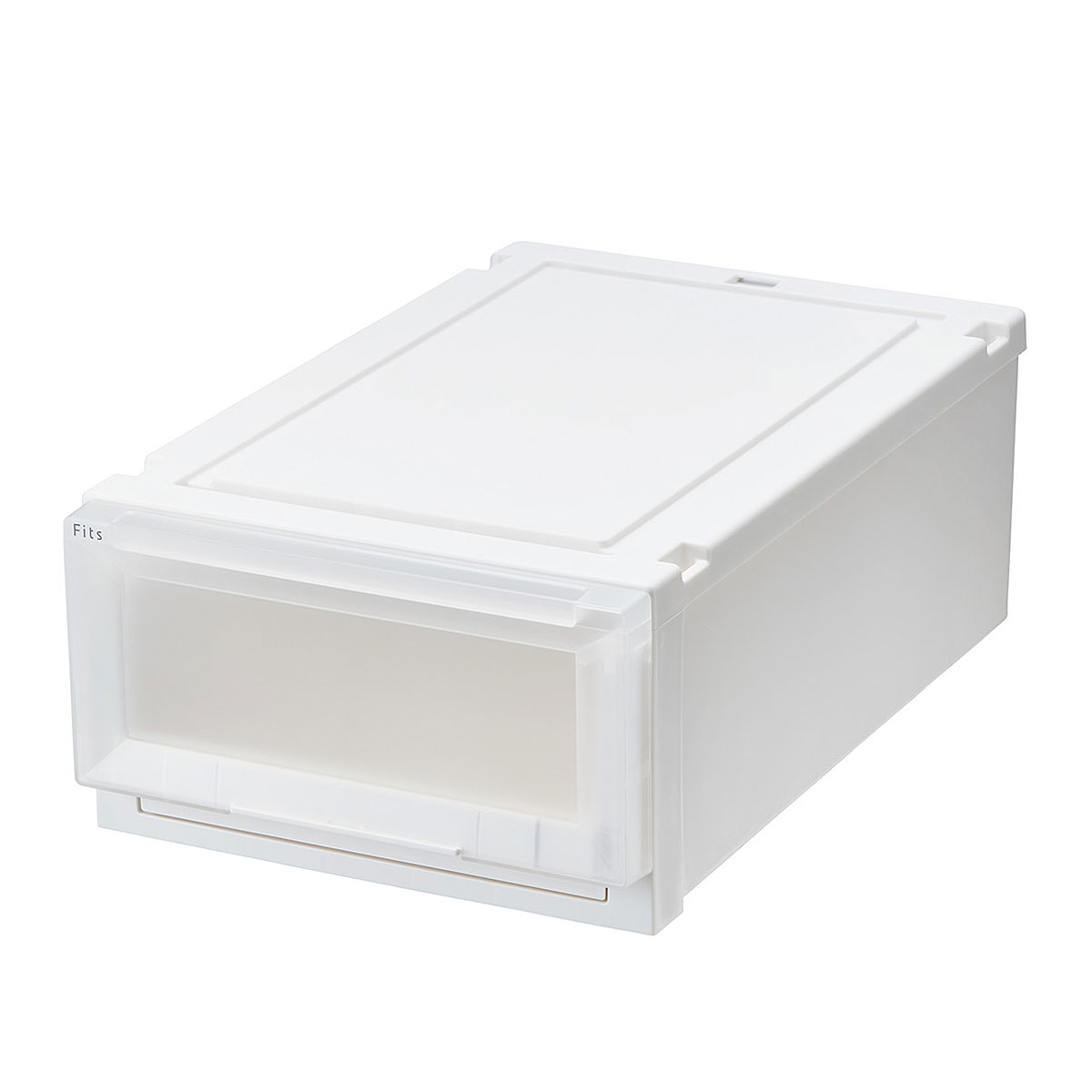 Fits フィッツケース アドバンス 55-35S 幅35×奥行55×高さ20cm ホワイトクリア【クローゼット用 引出し 引き出し 衣装ケース】