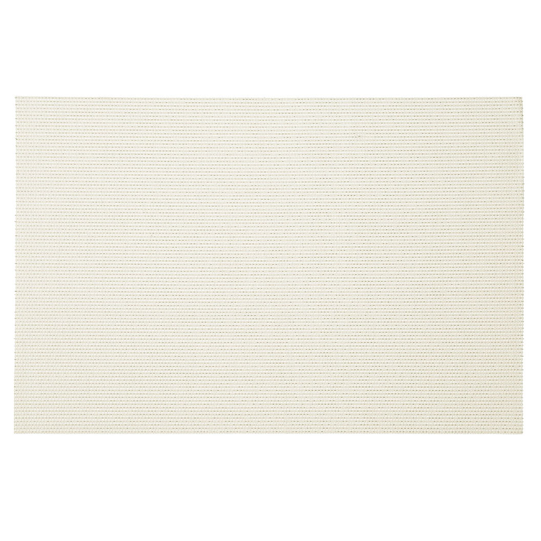 Pasuto ランチョンマット 45×30cm キラキラホワイト【おしゃれ 敷物 水洗いOK 汚れに強い お手入れ簡単】