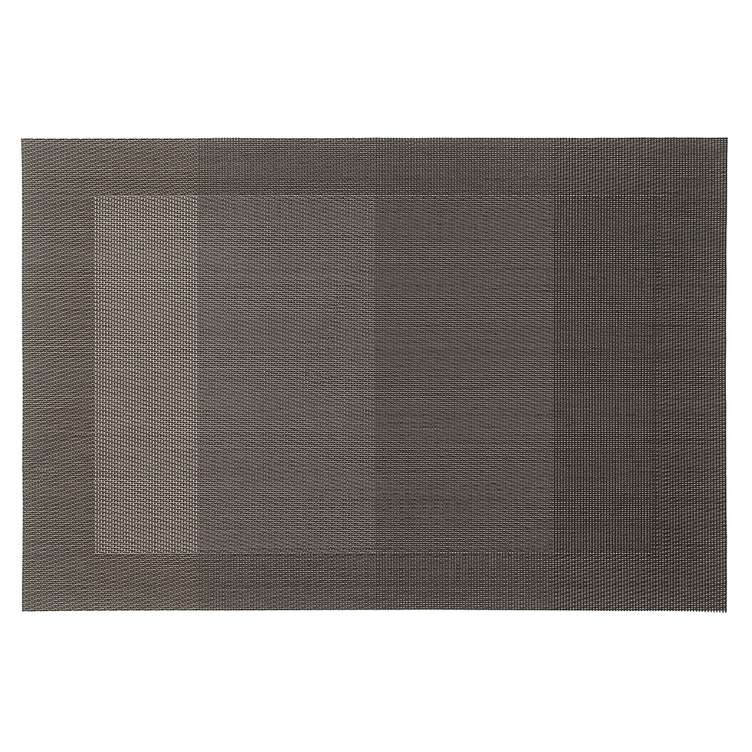 Pasuto ランチョンマット 45×30cm ストーンブラック【おしゃれ 敷物 水洗いOK 汚れに強い お手入れ簡単】