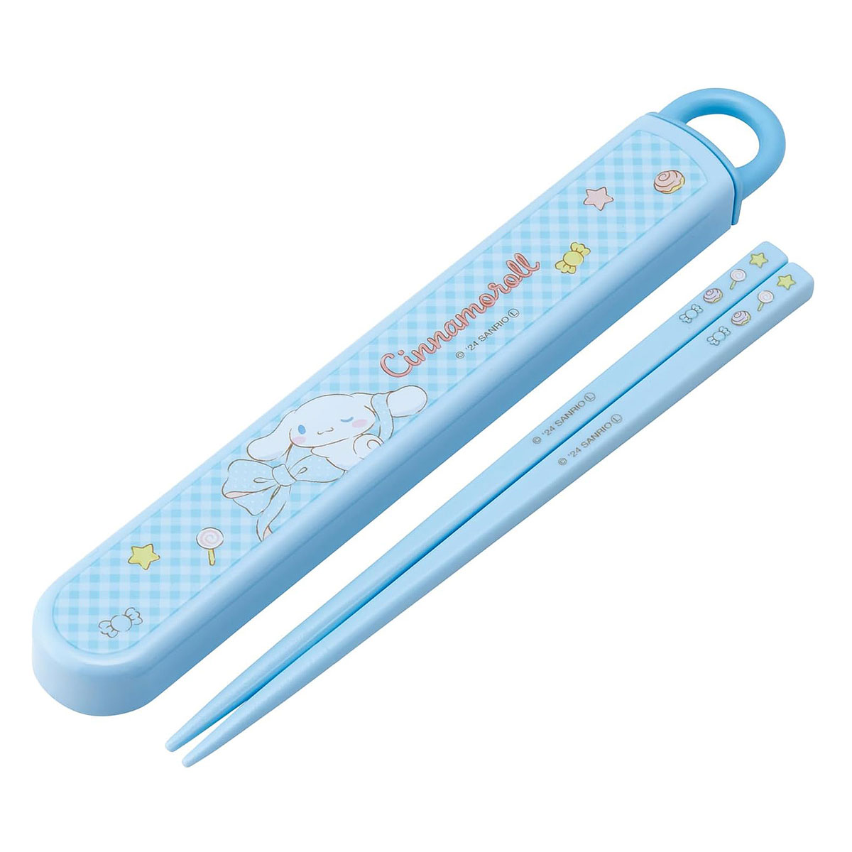 抗菌 食洗機対応スライド箸＆箸箱セット シナモロール ABS2AMAG【お弁当用 箸 食洗機OK 小学校 低学年 ..