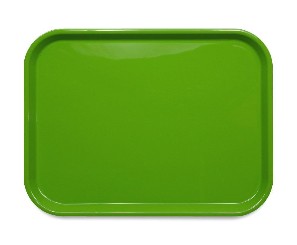 ピノNSトレー 39cm ティーグリーン【電子レンジ使えるトレイ すべり止め加工】