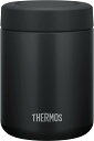 真空断熱スープジャー 500ml ブラック(BK) JBR-501【THERMOS スープ用 シチュー用 味噌汁 大容量 魔法瓶】