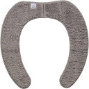 ぴたQ 吸着べんざシート もこふわ タフトスリム ブラウン【便座シート 便座カバー 厚手 もこもこ 暖か ふわふわ 貼る】