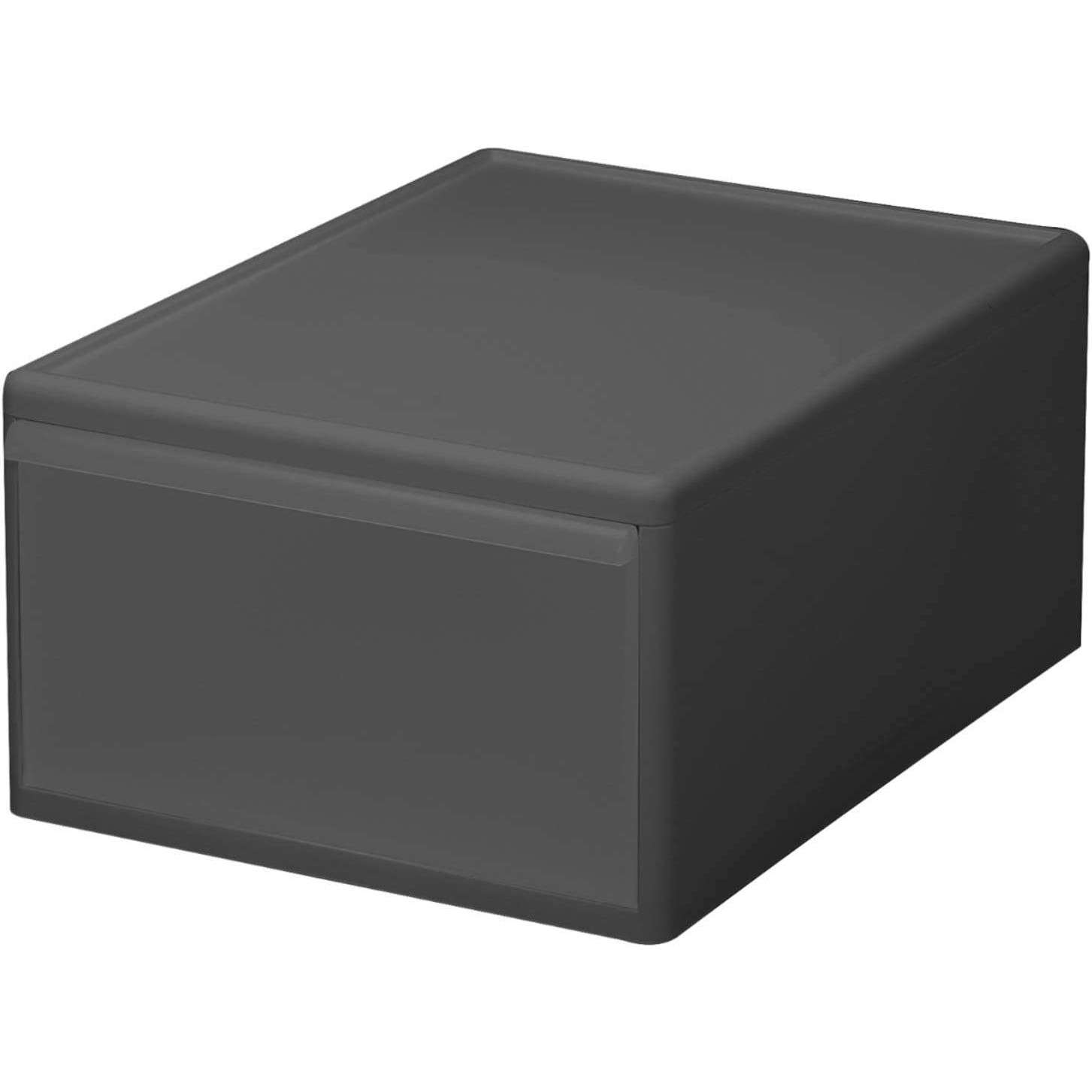 Like-it 組み合わせて使える収納ケース ワイドM 幅34×奥行46.5×高さ21.5cm グレー MOS-03【ライクイッ..