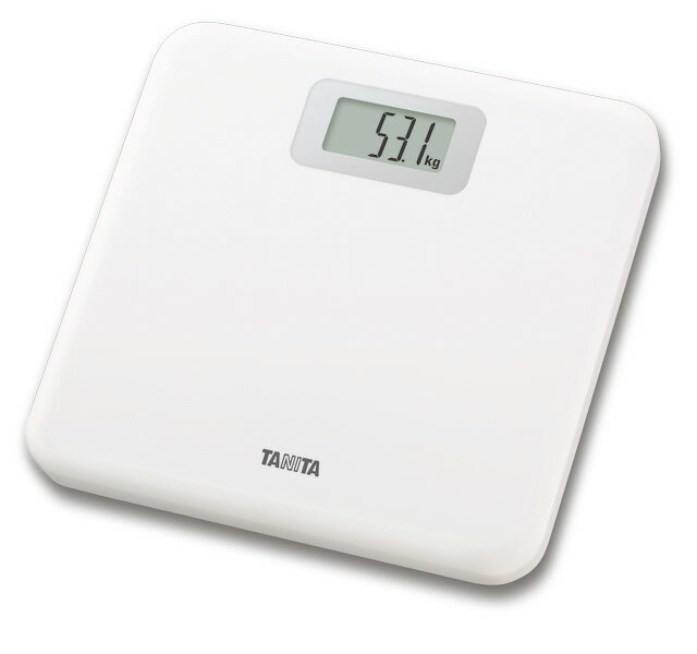 体重計 デジタルヘルスメーター HD-661-WH ホワイト 【使いやすいベーシックなデジタル体重計】