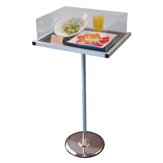 テーブルスタンド9Mブラック TSA-9MB【テーブルサイズW490×D385×H843mm アクリルボックスW445×D340×H150mm 見本スタンド い...