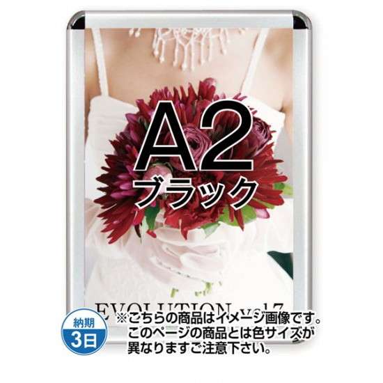 &nbsp;■製品仕様●パネルサイズ＝645×471×21mm●ポスターサイズ＝A2(W420mm×H594mm)●重量＝2.1kg●フレーム色＝ブラック・表面カバーは1.5mm厚のアクリル板が標準装備しています。・背板はハードボードです。※屋内専用