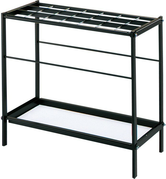 アンブラーH H-20(21本立) W57.7×D25.7×H49.5cm YA-09L-ID【業務用傘立て 鍵なし スチール製 組立式 ブ..