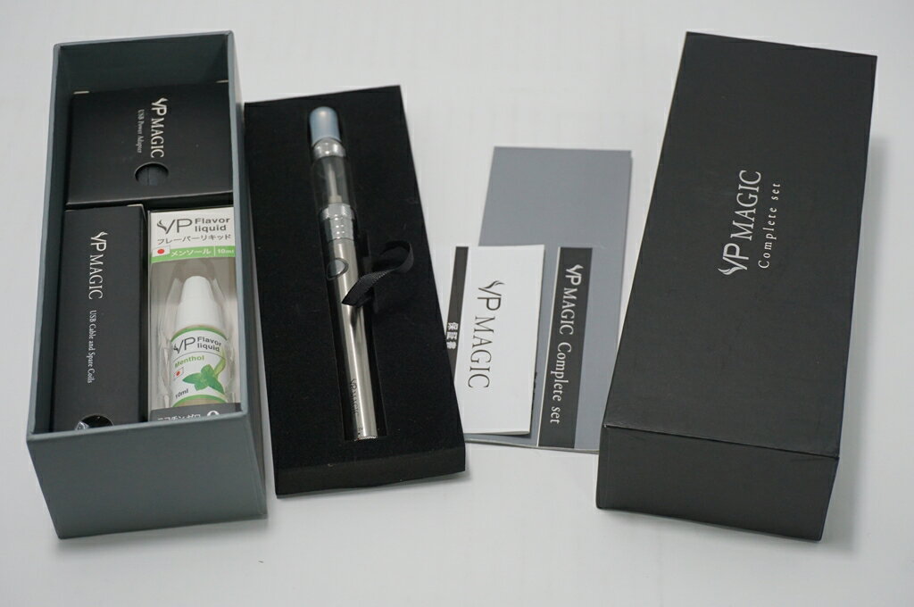 アイルオンラインストアの【新品未使用】MABU電子タバコ VP MAGIC コンプリートセット SW-11751/メンソール SV シルバー SW11751｜アングル3