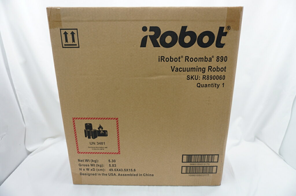 【新品未開封】【輸送箱内封品】iRobot ロボット掃除機 ルンバ890 R890060