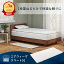 【ポイント3倍★25日(金)20時〜4時間限定】【公式】エアウィーヴ スマート 01 シングル セミダブル ダブル | マットレス 高反発 厚さ4cm 洗える ...