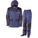 カジメイク 仕事合羽 ネイビー M/L/LL/3L KM001-55 レインスーツ レインウエア