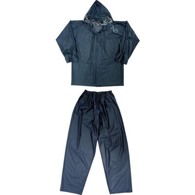 TRUSCO レインスーツ M・L・LL・3L・4Lサイズ ネイビー TRW55