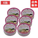 伊藤食品 美味しいツナ まぐろ水煮 70g×6個 (赤)