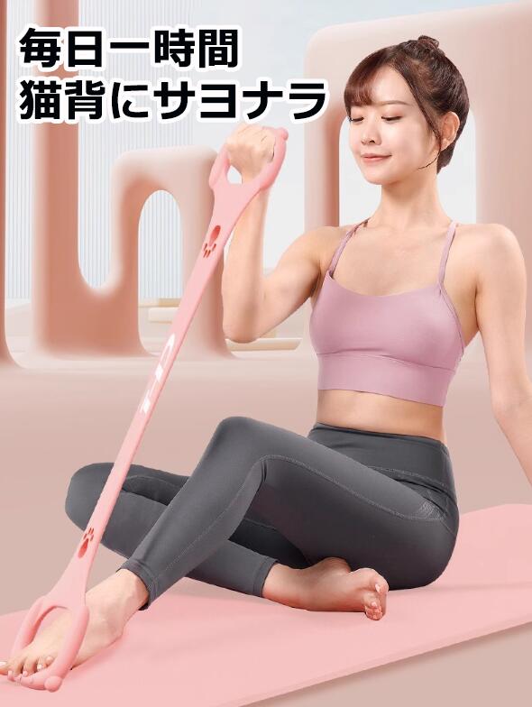 ストレッチ器具 背中 ストレッチ 腰 室内 自宅 運動不足 簡単 健康 背筋伸ばし こ...