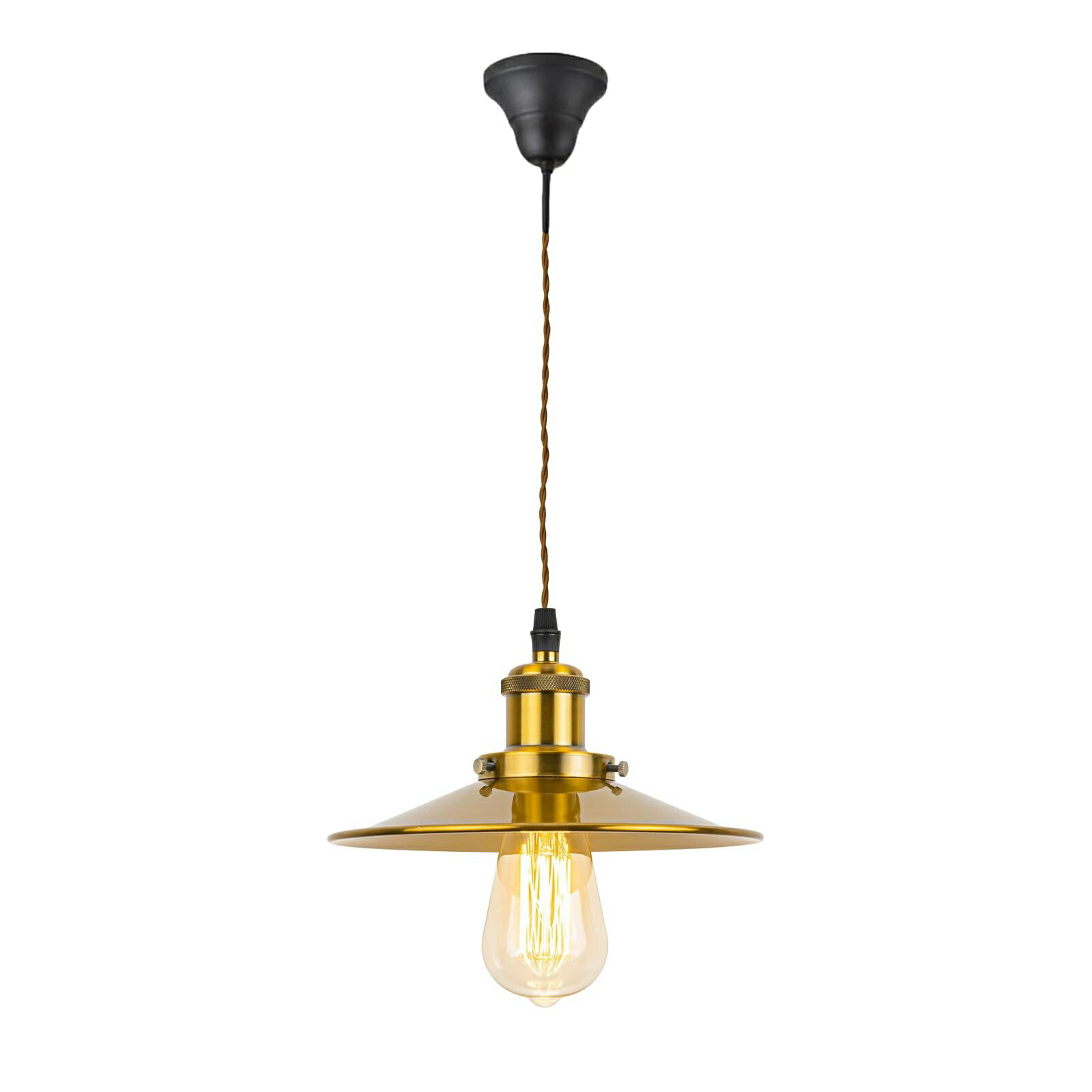 ペンダントライト インテリアライト E26対応 吊り下げライト 引っ掛け式 コード付き 長さ100cm 収納カ..