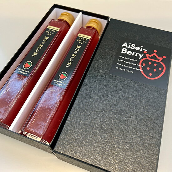 苺の飲む酢 2本入りギフトボックス いちご 酢 セット ギフト