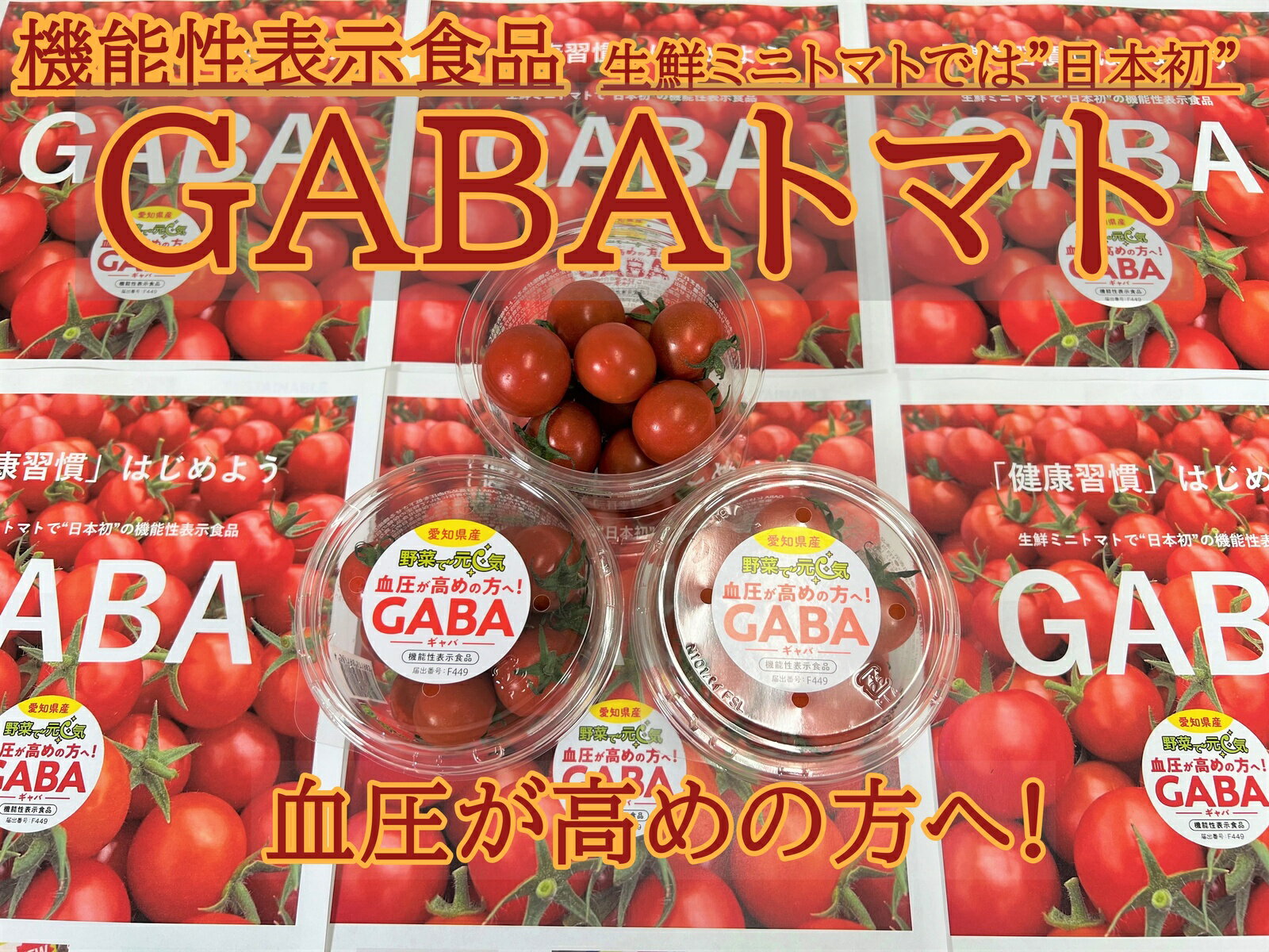 愛知県産　GABAトマト 130gパック×3入 生鮮三二トマトでは”日本初"の機能性表示食品となります。野菜で元気!!血圧が高めの方へ!! 8