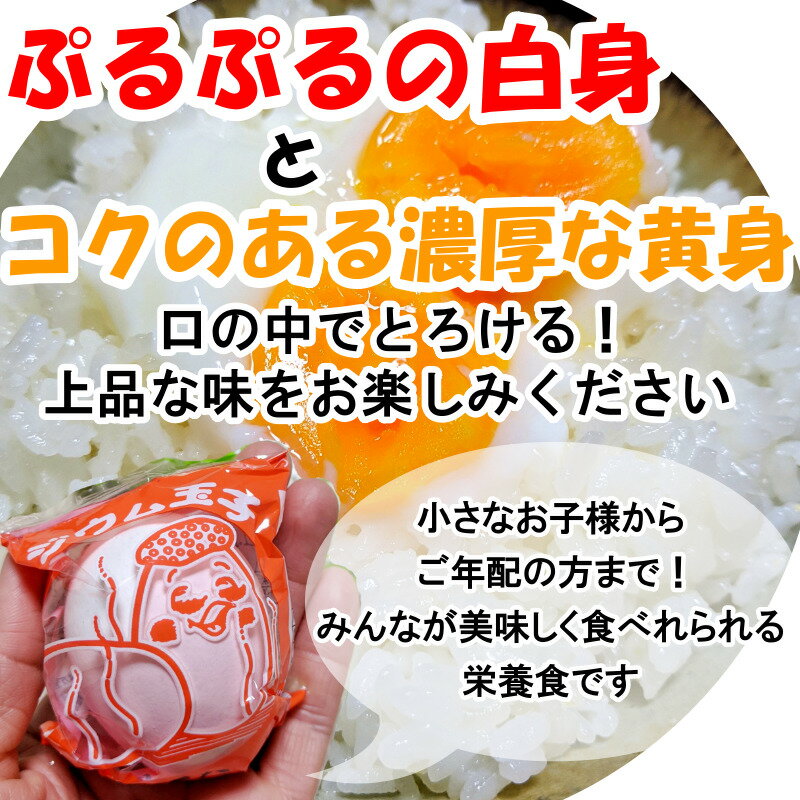 送料無料　飯坂温泉　ラジウム玉子10個入×2パック温泉卵　ラジウム　福島市　飯坂　滋養　濃厚　おつまみ　おやつ　朝食 2