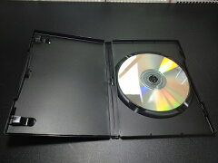 DVDケース黒（1枚収納・トールケース)