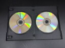 DVDケース 黒(2枚収納・トールケース)