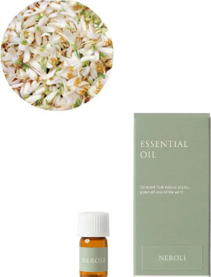 (生活の木)エッセンシャルオイルネロリ・チュニジア産(ビターオレンジ)1ml~3ml ビターオレンジの花の精油。楽園を思い起こさせる、美しいフローラル系の香り
