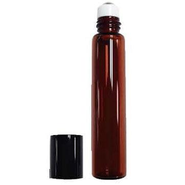 (生活の木)茶色遮光ガラスロールオンボトル　7ml その1