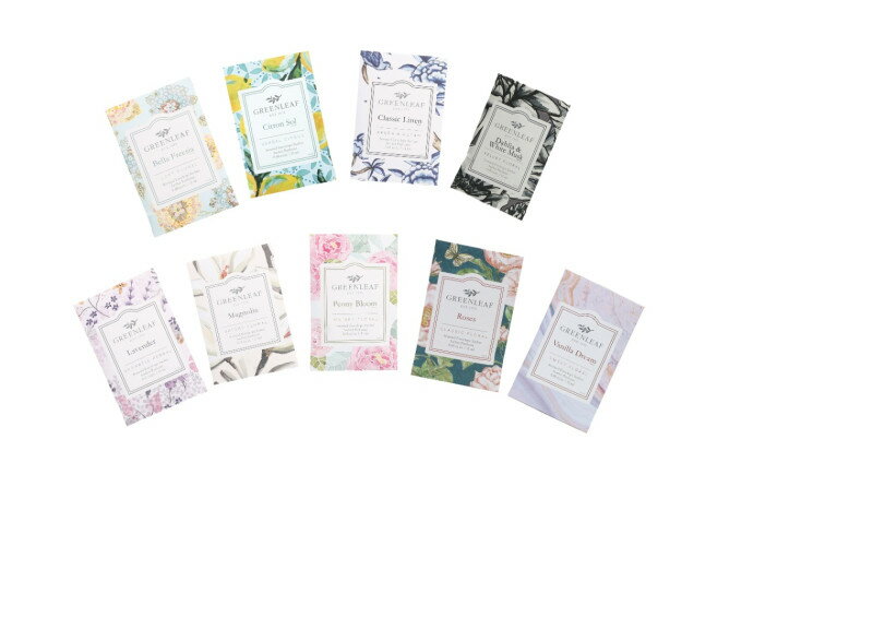 【香りが選べる10個セット・送料無料】（グリーンリーフ）GREENLEAF　フレッシュセンツ　S (スモール)コンパクトで持ち運びに便利、ポーチの中に入れたり、仕事中のリラックスアイテムブーケなどのギフトにさりげなく添えても喜ばれます