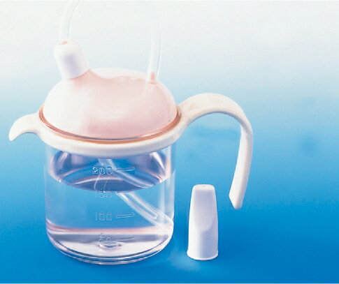 ストロー付カップ 介護用品 食事 介護食事 食器 食事用 介護 介護用 介護食器 湯のみ コップ カップ マグカップ ストロー付き