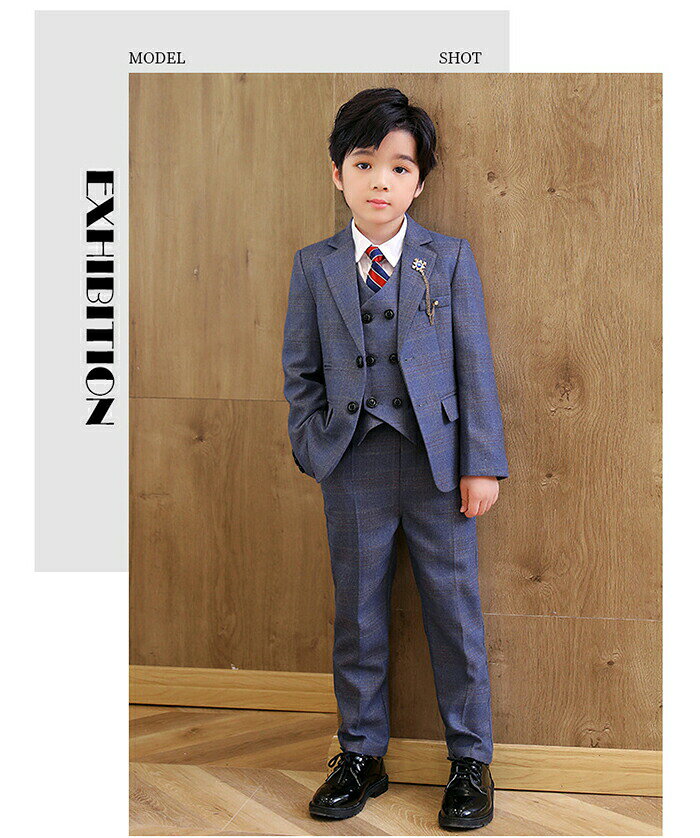 卒業式 入学式 フォーマルスーツ 男の子 子供スーツ 3/4/5//6点セット キッズ フォ...