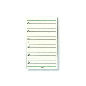 【レイメイ藤井】 ダ・ヴィンチ システム手帳 リフィル ポケット 横罫ノート6.5mm罫 DPR208