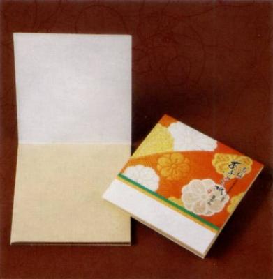 あぶらとり紙 金らん P BOOKタイプ 50枚入 茶紙 【ご注文単位 500個】