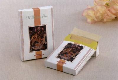 高級あぶらとり紙 鹿 BOXタイプ 250枚入 茶紙 【ご注文単位 60個】