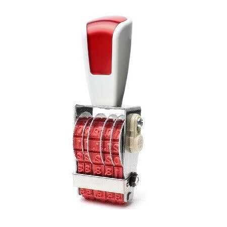 サンビー リピスター 回転印 (ストッパー付) 欧文日付 4号 ゴシック体 RS-DG4（楽天・アイソル楽天市場店）