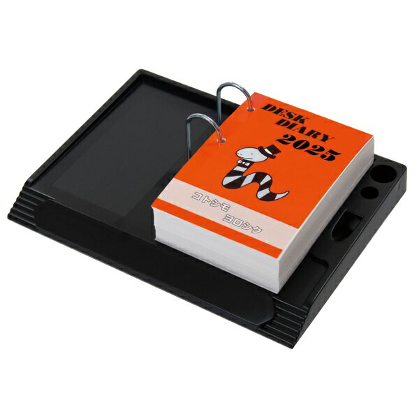 2025年 卓上日記 縦型 黒 NT-65-2 【数量2個以上】