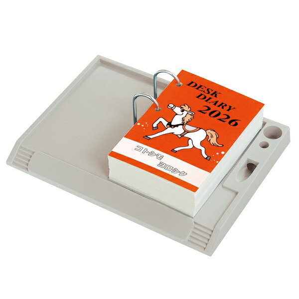 2026年 卓上日記 縦型 ベージュ NT-65-2 【数量2個以上】