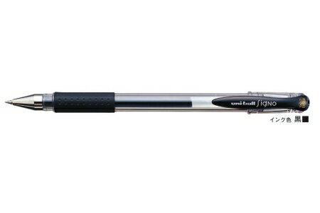 三菱鉛筆 ゲルインクボールペン ユニボール シグノ 極細 0.38mmボール 黒 UM151.24 【ご注文単位 10本】
