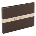 ナカバヤシ テラコッタ 溶着式ポケットアルバム 2L判ヨコ ブラウン TER-2LP-85-BR