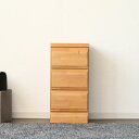 タンス シンプル ブラウン 完成品 チェスト 収納 3段 幅30 収納box ボックス ハイタイプ 洋服収納 衣類 ラック 組立不要 家具
