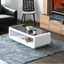 ガラステーブル おしゃれ シンプル ホワイト 長方形 ローテーブル センターテーブル リビングテーブル 北欧 木製 幅105 モダン 家具