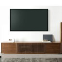 テレビボード シンプル ダイニング ローボード ブラウン 北欧 木製 引出し 幅180cm 高さ40cm モダン 家具(3)